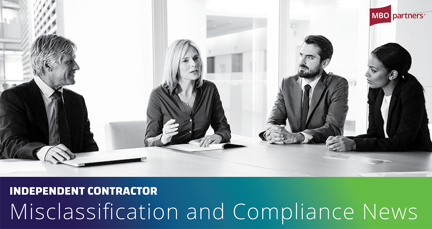 Independent Contractor Misclassification and Compliance News: May, 2020
